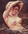 The Woman in the Waves by Gustave Courbet